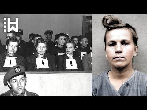 Deserved execution of Nazi Guard in Auschwitz concentration camp - Elisabeth Volkenrath