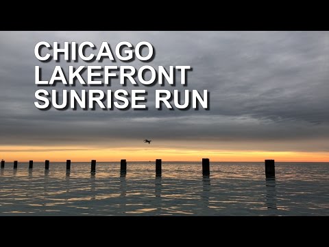CHICAGO LAKEFRONT PATH SUNRISE RUN