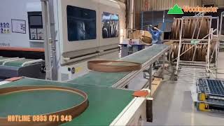 Máy Phun Sơn CNC Gỗ Nội Thất | Water-based Automatic painting machine