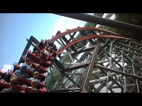 Back row point of view footage of Goliath