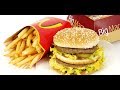 Eat Hamburger At McDonalds In America