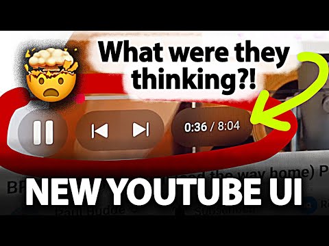 The New YouTube UI Design Layout Is Here *2025* (And It is HORRIBLE!!)