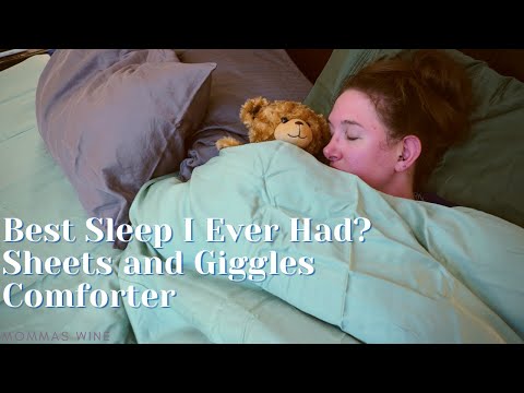 Sheets & Giggles Comforter Review | 1 Month | A Hot Sleeper & Cold Sleeper Share A Comforter