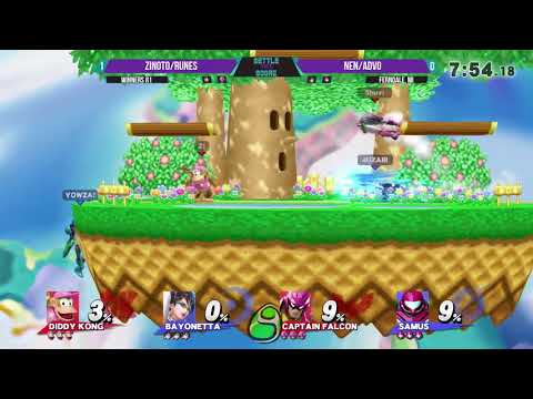 Settle the Score Vol. 2: Zinoto/Runes (Diddy/Falcon) vs Nen/Advo (Bayo/Samus)