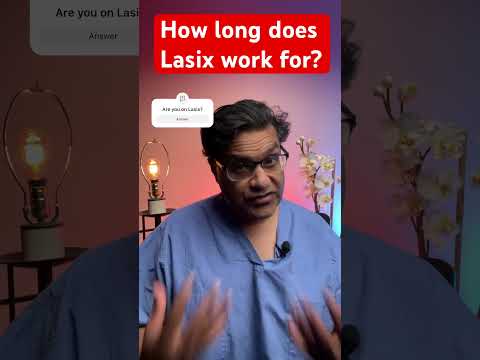How long does Lasix last for? #lasix #bloodpressure #doctor #edema #htn #education