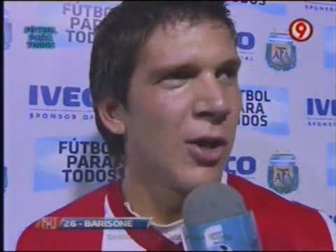 Barisone y un gol que vale la permanencia en primera