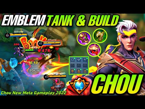 FULL DAMAGE ROAM CHOU TANK IS THE NEW META INSTANT ONE HIT ALL ENEMIES! | MOBILE LEGENDS GAMEPLAY