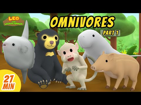 Omnivores Minisode Compilation (Part 1/3) - Leo the Wildlife Ranger | Animation | For Kids | Family