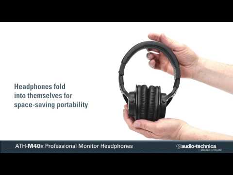 Audio-Technica ATH-M40x Professional Monitor Headphones (Black)