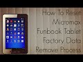 How To Reset Micromax Funbook Tablet - Factory ...
