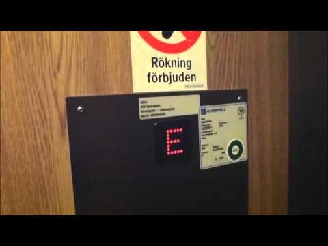 Svenska Tecnolift Hydraulic elevator @ Norralagatan 4A, Söderhamn