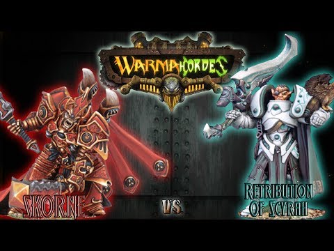Warmachine & Hordes - Skorne (Xerxis 1) vs. Retribution of Scyrah (Vyros 1) - 75pt Battle Report