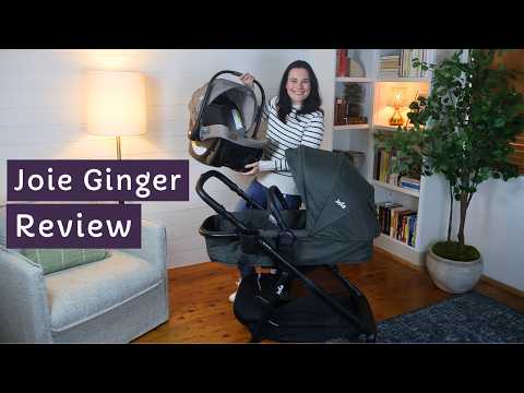 Joie Ginger 4-in-1 Convertible Pramette and Stroller with A Deep Recline, Height Adjustable seat, All-Terrain Wheels, Extra Storage – for Newborns and Toddlers (Forest) video review thumbnail