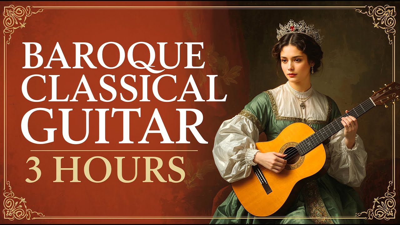 3 Hours of Baroque Classical Guitar | Full Solo Album | Radiant Nylon Strings & Counterpoint
