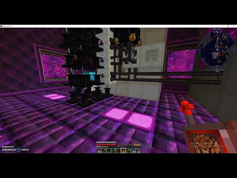 Minecraft 1.12 Extreme Uu matter farming with project e + ic2 (15 billion rf/t )