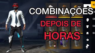 MELHORES COMBINAES COM ROUPAS NO FREE FIRE -  CAMISA DEPOIS DE HORAS - S COMBINAES TOP 