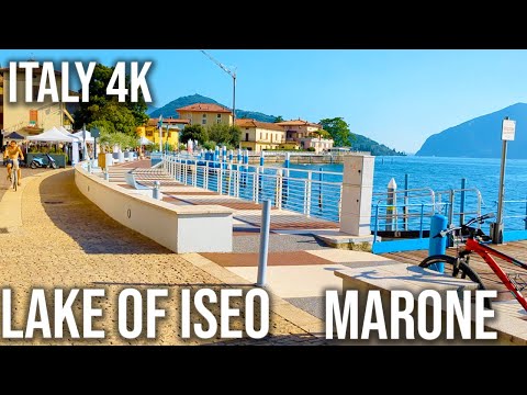 ISEOSEE – ITALIEN – MARONE – KOMPLETTE TOUR DURCH MARONE AM ISEOSEE – 4K