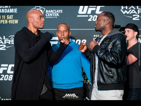 UFC 208: Anderson Silva vs. Derek Brunson Media Day Staredown