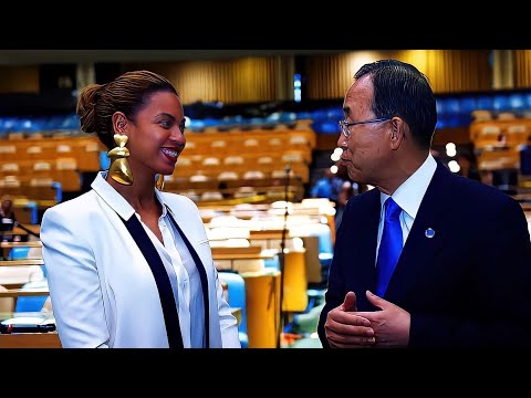 Beyoncé's rehearsal for UN World Humanitarian Day | 2012