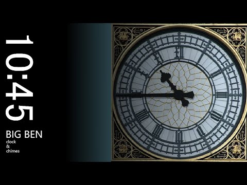 Big Ben (10:45) chimes and clock | Big Ben Digital
