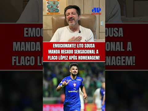 EMOCIONANTE! LITO SOUSA MANDA RECADO A FLACO LÓPEZ E AGRADECE HOMENAGEM APÓS GOL PELO PALMEIRAS!