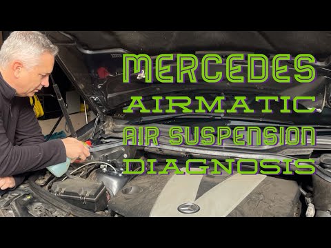 Diagnosing my Mercedes ML W164 AIRMATIC Air Suspension Problem - Air Spring Strut Valve Block
