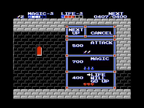 Zelda 2 tips - Experience points and leveling up
