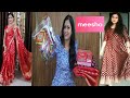 Messho Haul Saree Kurti Tshirt Chuda Home Decor Haul Swati Dash