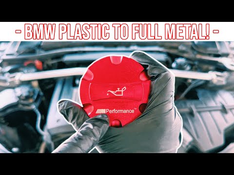 BMW Aluminum Expansion Tank and Oil Filler Cap Upgrade! | E90 E92 F30 F32 M3