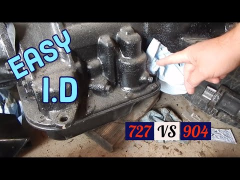 Quick I.D. 727 vs 904 Mopar Transmissions * Stay Off Your Back!