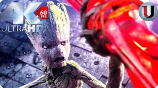 Making Stormbreaker Scene - Groot Lifts Thor s Hammer - Avengers Infinity War - Movie CLIP (4K)