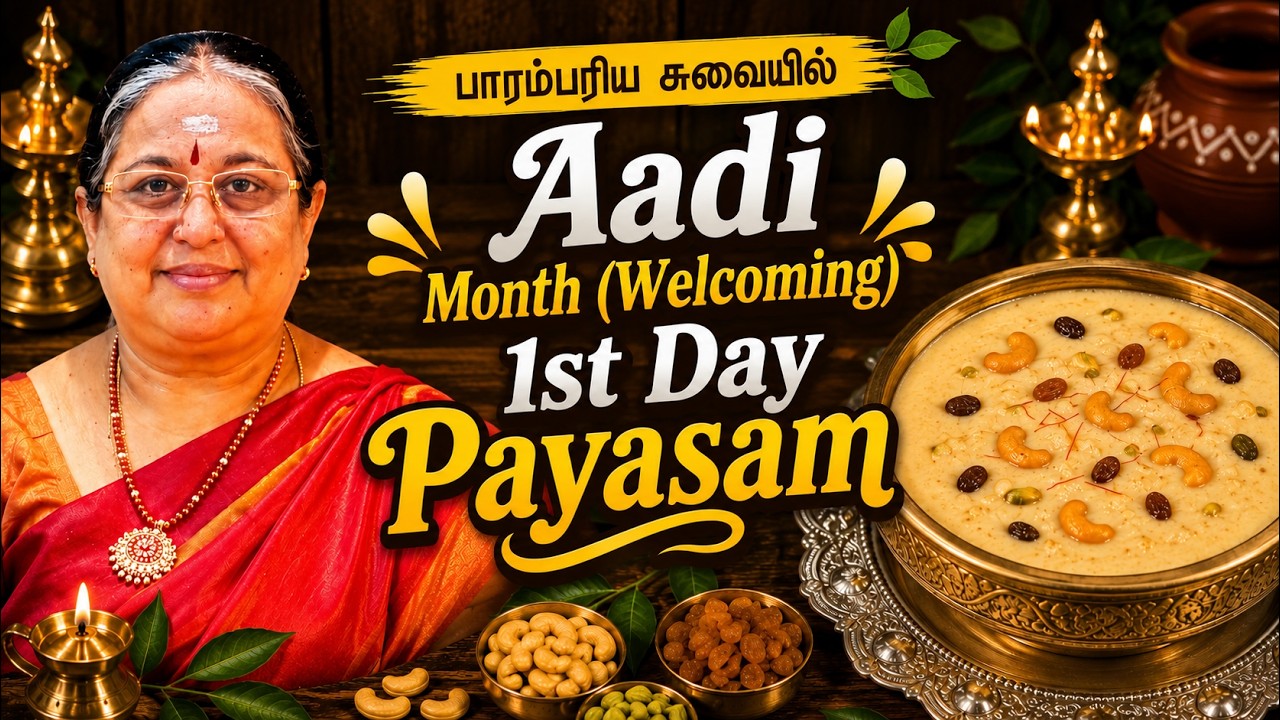 Aadi Month Special Payasam | Traditional Jaggery Payasam |