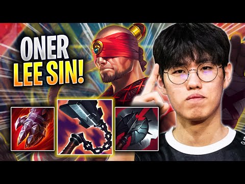 ONER IS SO CRAZY WITH LEE SIN! - T1 Oner Plays Lee Sin JUNGLE vs Vi! | Season 2023