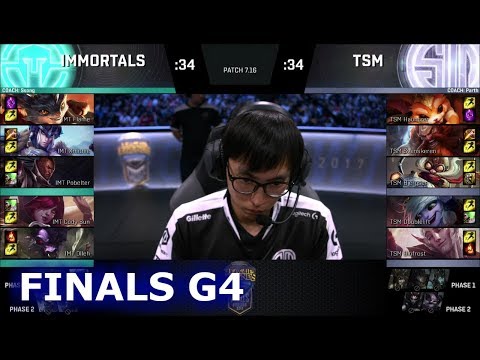 TSM vs Immortals | Game 4 Grand Finals S7 NA LCS Summer 2017 Play-Offs Boston | TSM vs IMT G4