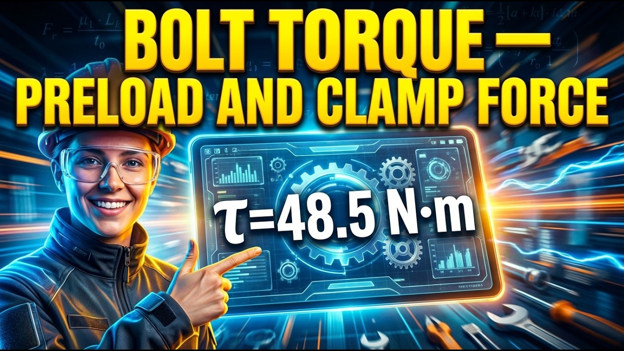 Bolt Torque Calculator — Preload and Clamp Force