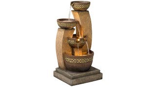 Four Bowl Cascading Fountain Video