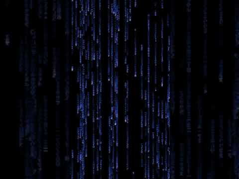 Matrix Rain Rainbow // Vertical (30min)