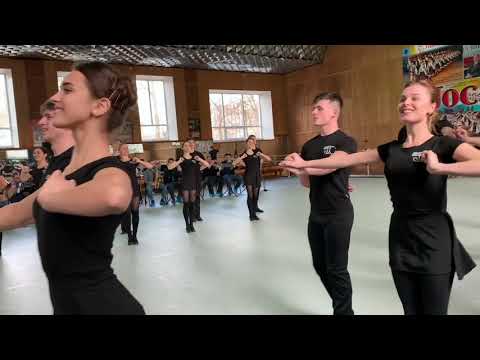 Baletul Național JOC. Repetiția tabloului coregrafic Transcarpatia. Mărțișor 2019