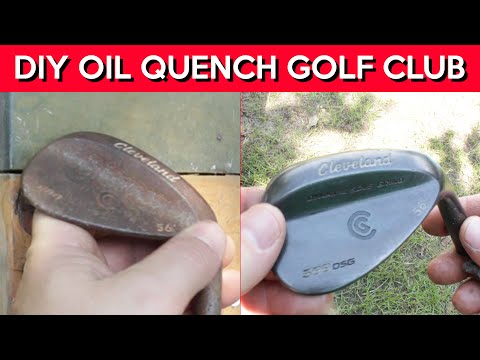 DIY Golf Club Oil Quench - First Attempt