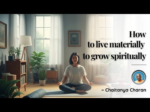 How to live materially to grow spiritually, Chowpatty, Mumbai - Chaitanya Charan