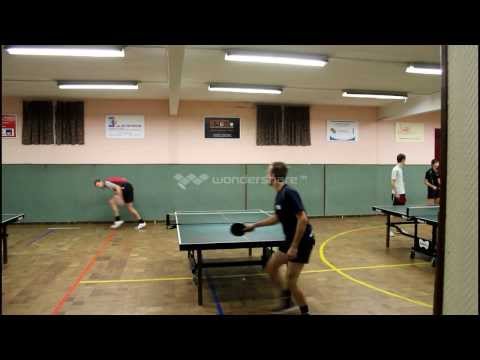 Tabletennis in babysteps of Waldner!