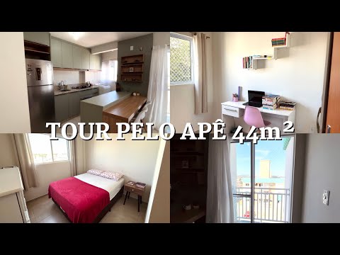 COMPLETE TOUR OF THE 44m² APARTMENT