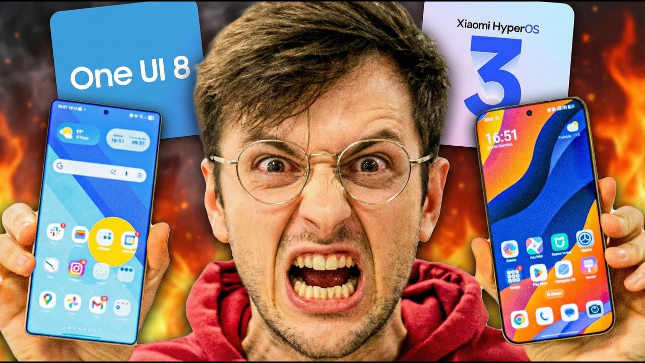EL ENFRENTAMIENTO DEFINITIVO entre SAMSUNG y XIAOMI | OneUI 8 vs HyperOS 3