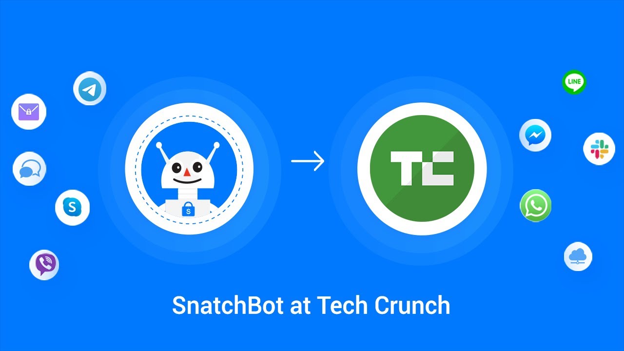 SnatchBot at Tech Crunch, Tel Aviv, June 7th 2018