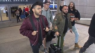 The Weeknd Almost Leaves His Luggage At LAX