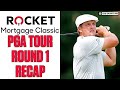 Round 1 Recap of PGA Tour Rocket Mortgage Classic, Bryson DeChambeau tied for 2nd | CBS Sports HQ