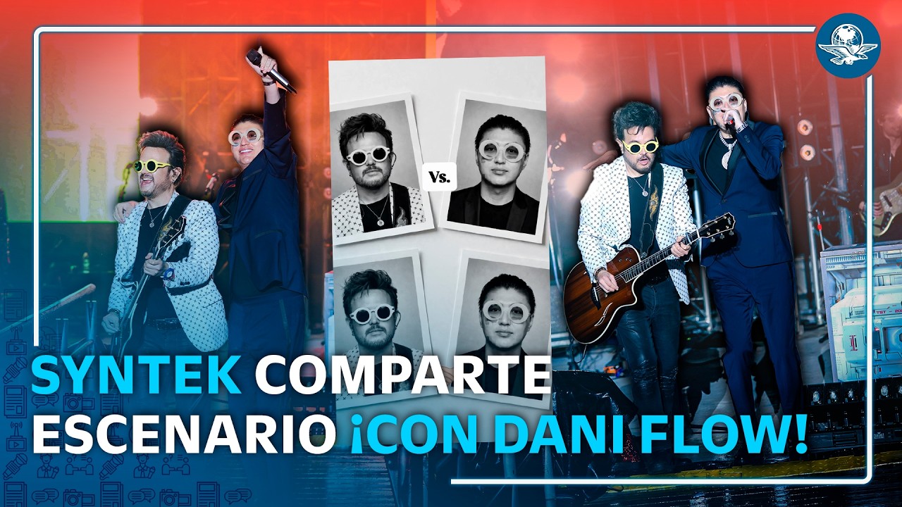 Aleks Syntek sorprende al cantar con Dani Flow en pleno concierto; ¿ya son amigos?