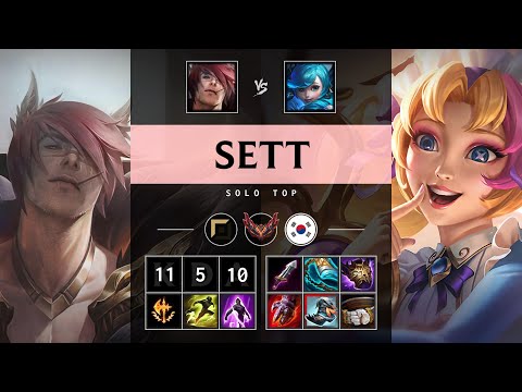 Sett Top vs Gwen - KR Grandmaster Patch 25.15