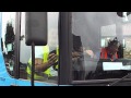 Greyhound SCAB driving whilst recording protesters on phone