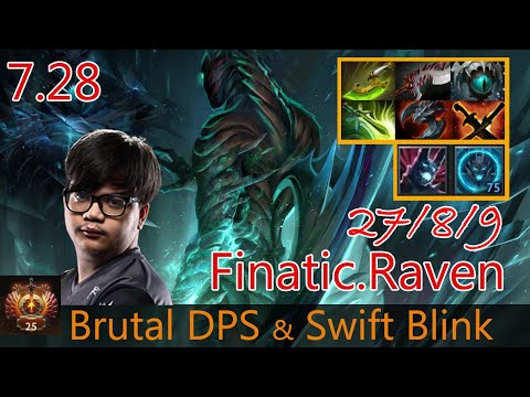 Finatic.Raven [Terrorblade] Insane Hitter Dmg with New Skill & New item Swift Blink | Dota2 - 7.28
